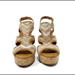 Lucky Brand Riedel Wedge Cork Sandals